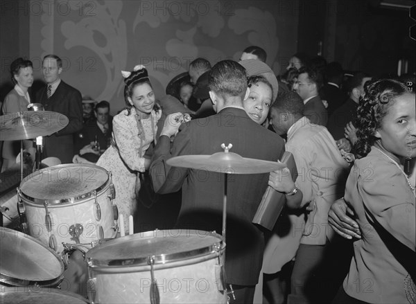 Dancing to the music of "Red" Sounders and his band at the Club DeLisa, Chicago, Illinois 1942