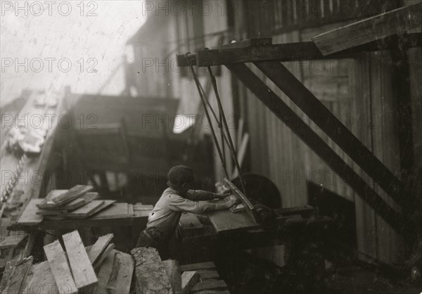 Working in a lumber mill and doing dangerous work 1914