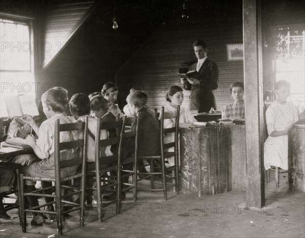 School in the Morning and into the Mills in the afternoon 1914