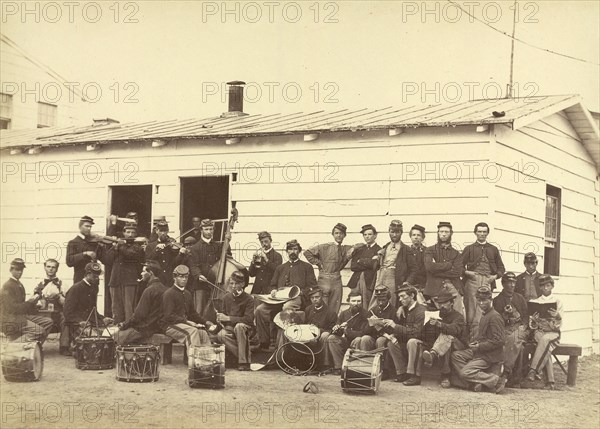 Drum corps of 10th Veteran Reserve Corps 1865