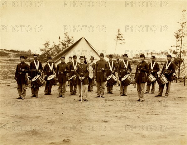 Drum Corps, 30th Pennsylvania Infantry. 1863