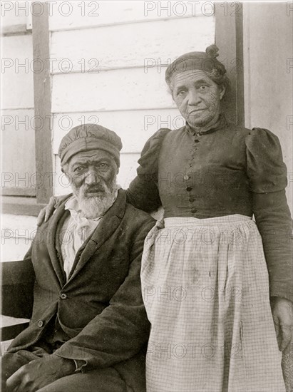 Elderly African American couple  1899
