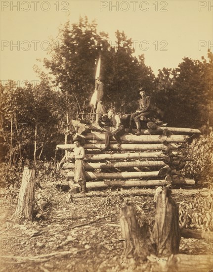 Elk Mountain, Maryland. Signal tower overlooking Antietam battlefield 1862