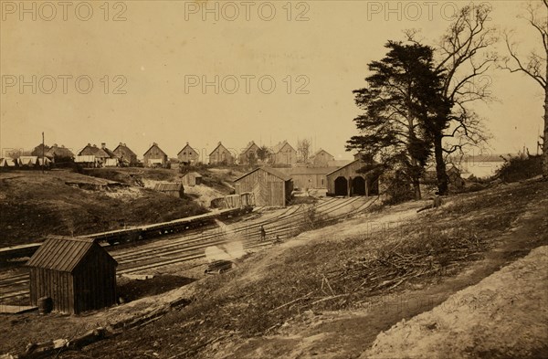 Engine house at City Point, VA., September 1, 1864 1863