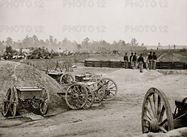 Fair Oaks, Va., vicinity. Fort Richardson and adjacent encampment 1862