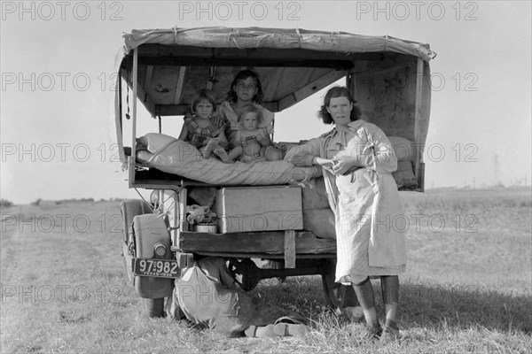 Searching for Work in the Cotton Fields 1936