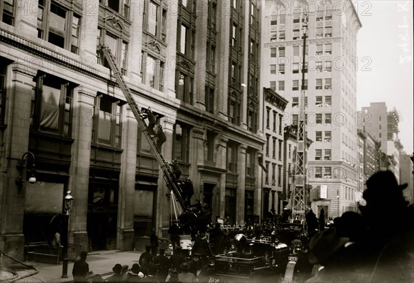 fire drill exercise at the National Cloak and Suit Company, Seventh Avenue, New York City, on Oct. 9, 1911 1911