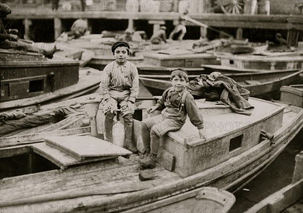 Fisher Boys Playing Truant on their Father's Smacks 1909