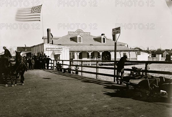 Fort Monroe, Va. Captain of the Port's office and the Hygeia Dining Saloon 1864