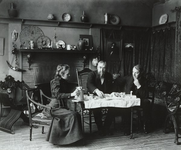Victorian Tea Time at Artist's Studio 1900