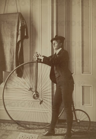 Inside the house with a Penny Farthing Bicycle 1890