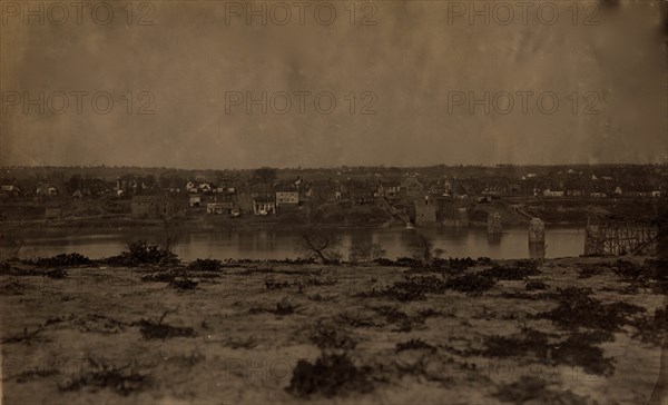 Fredericksburg, from near Lacy House. Taken during the battle of May 3, 1863 1863