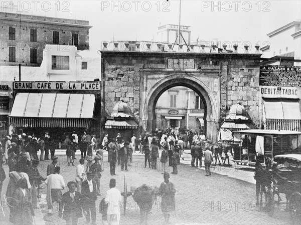 French Gate a Tunis, Tunisia 1912