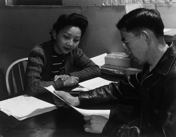 Fumiko Hirata and Mr. Matsumoto 1943