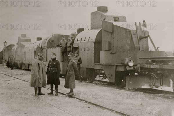 Austrian armored train in Galicia