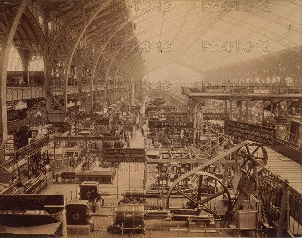 Gallery of Machines, Paris Exposition, 1889 1889