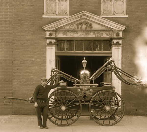 George Washington fire engine.  1931