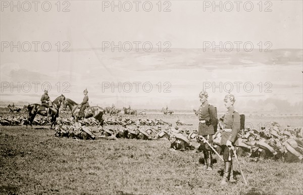 German Army -- Infantry under cover