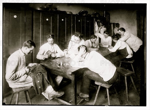 German Army soldiers in barracks