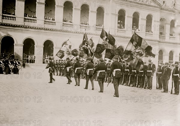 German Flags received at Invalides, Paris