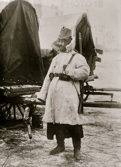 German soldier in winter dress