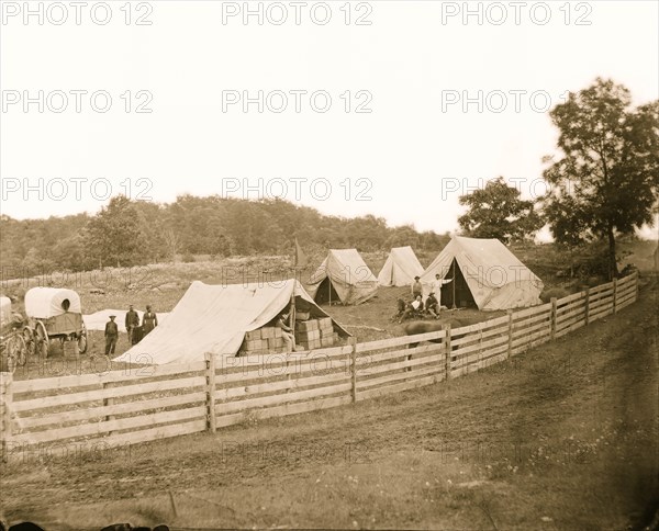Gettysburg, Pennsylvania. Camp of Captain John J. Hoff 1865