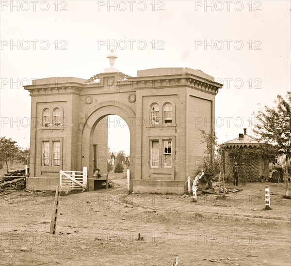 Gettysburg, Pennsylvania. The cemetery gatehouse 1863