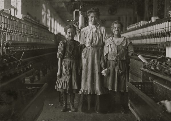 Young Spinners' in the Cotton Mill 1908