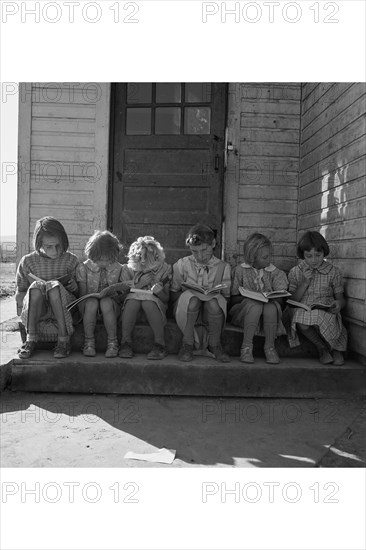 Little Girls Read their Lessons 1939