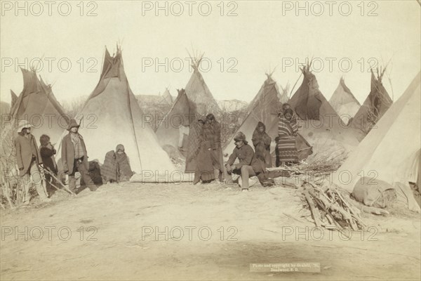 Native American Encampment - Lakota Indians 1890