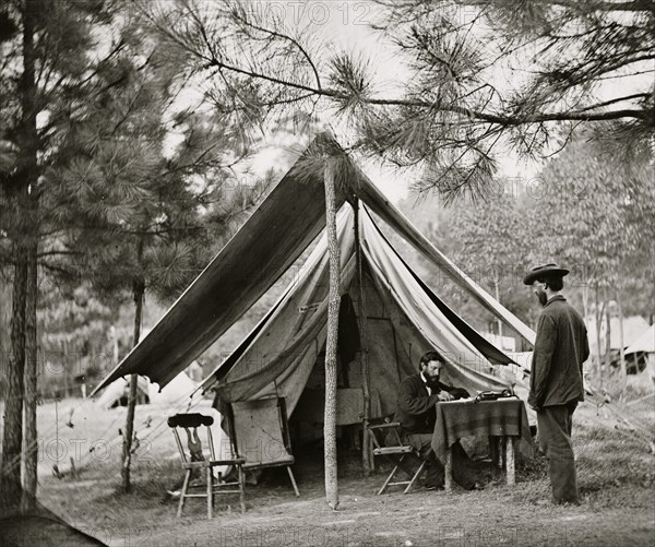 Harrison's Landing, Virginia. Headquarters of Signal Corps