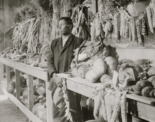 Horse's Ghost at the fair, Poplar, Mont. 1912