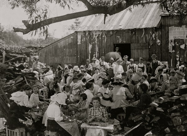 Hulling station of A. J. Johnson at Seaford, Del.  1911