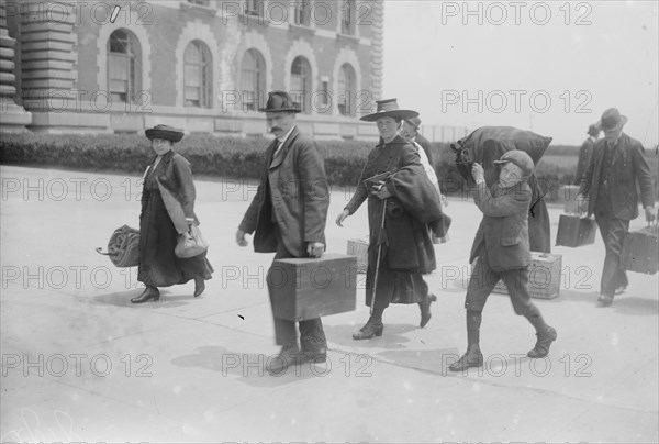 Immigrants Arriving at Ellis Island