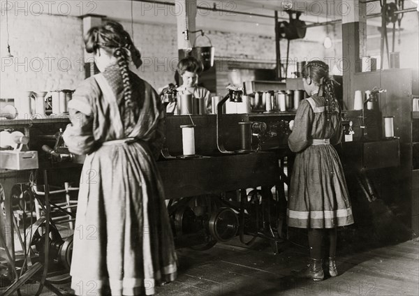 In the spool cotton dept. Bibb Mfg. Co., No. 1, Macon, Ga.  1909