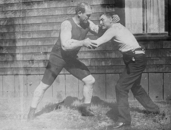 J. Jeffries & Farmer Burns 1900