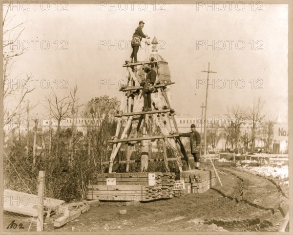 Building the Japanese Pavilion at the Columbian Exposition 1893