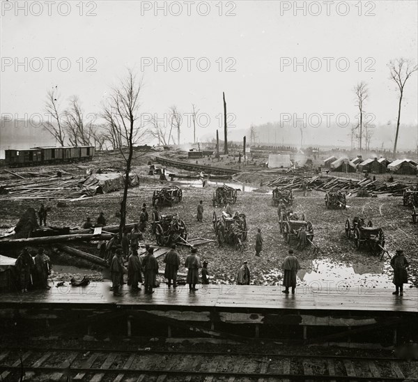 Johnsonville, Tenn. Camp of Tennessee Colored Battery 1864