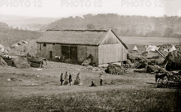 Keedysville, Md., vicinity. Smith's barn, used as a hospital after the battle of Antietam 1862