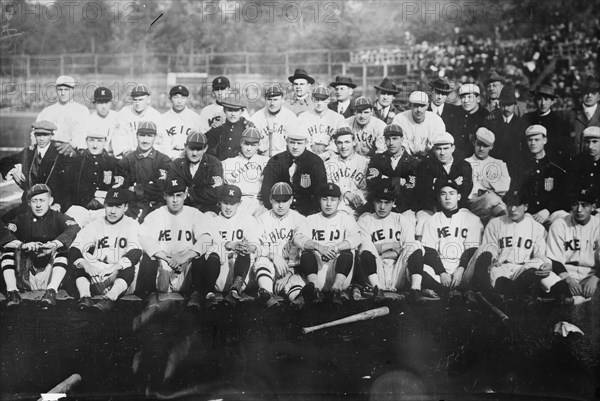 Keio University, Japan & University of Chicago Baseball ballplayers 1915