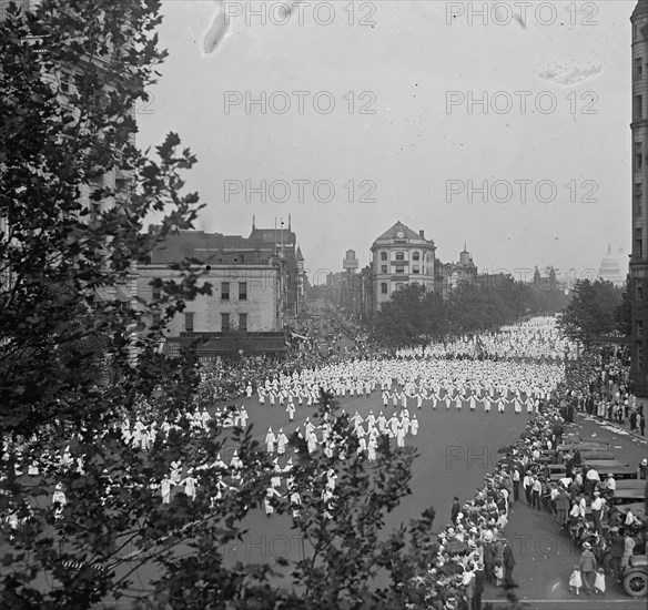 Ku Klux Klan Parade in Washington DC 1925