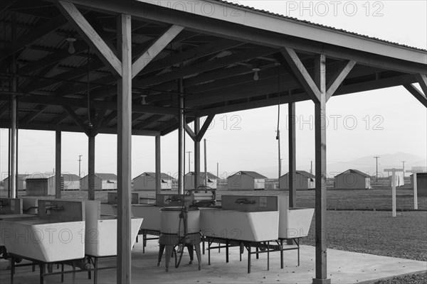 Laundry facilities at Westley camp 1939