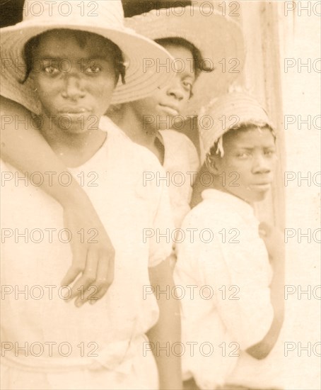 Laura Alexander and Hattie Fitzgerald, New Bight, Cat Island 1935