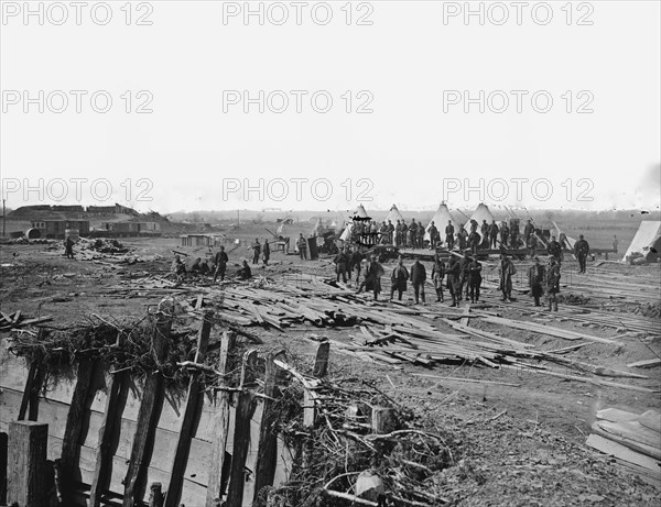 Manassas, Va. Provost guard of the 9th New York Infantry 1862