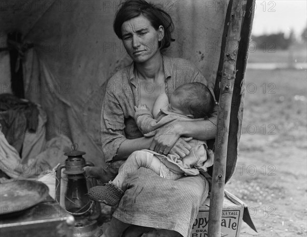 Migrant agricultural worker's family 1936