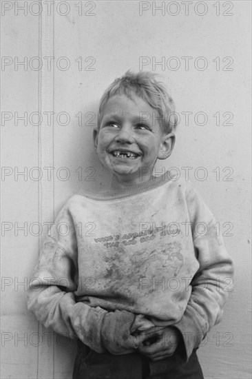 Migrant child in Shafter camp 1938