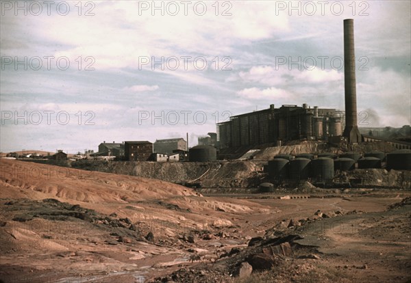 Copper mining and sulfuric acid plant, Copperhill, Tenn. 1939