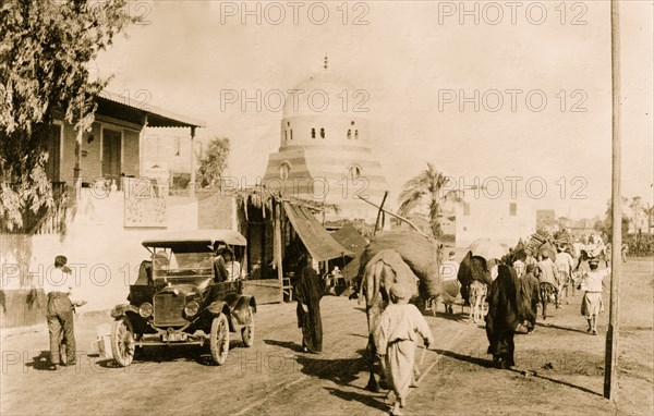 Missionary and Ford Car, Egypt