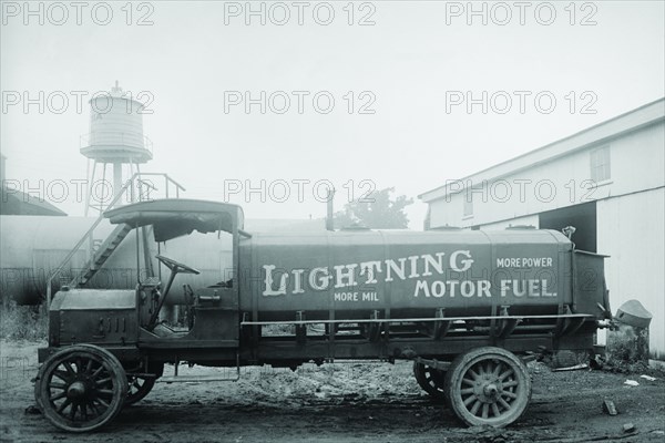 More Power from Lightening Motor Fuel from Penn Oil Truck 1925