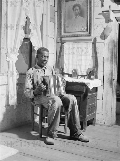 Mr. Cicero Ward, Black FSA (Farm Security Administration) client. Southern Greene County, Georgia 1941